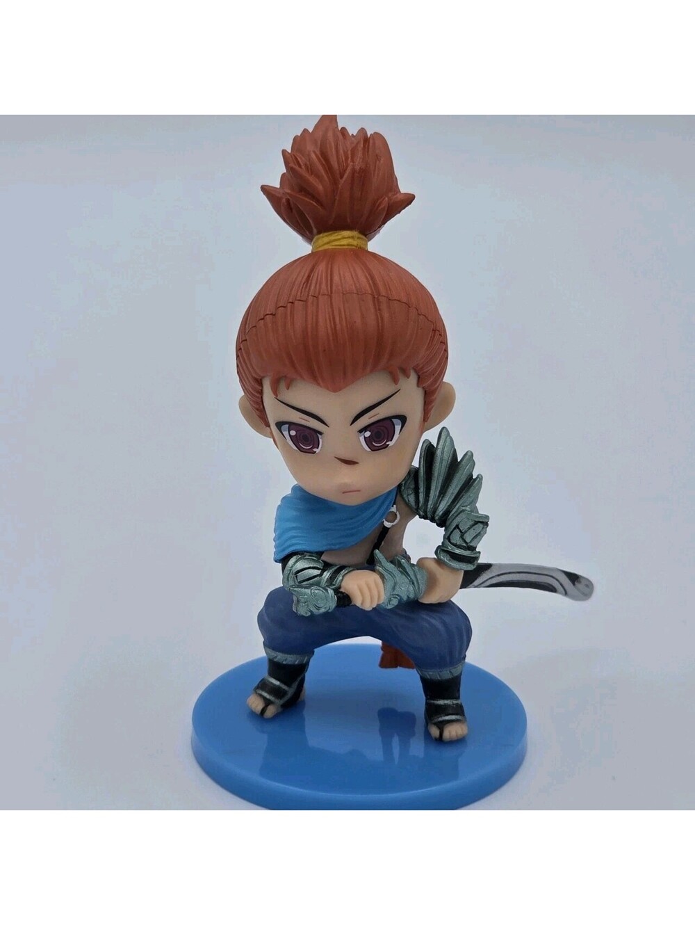 League of Legends Yasuo Chibi PVC Figure Sword Samurai LoL Loose No Box
